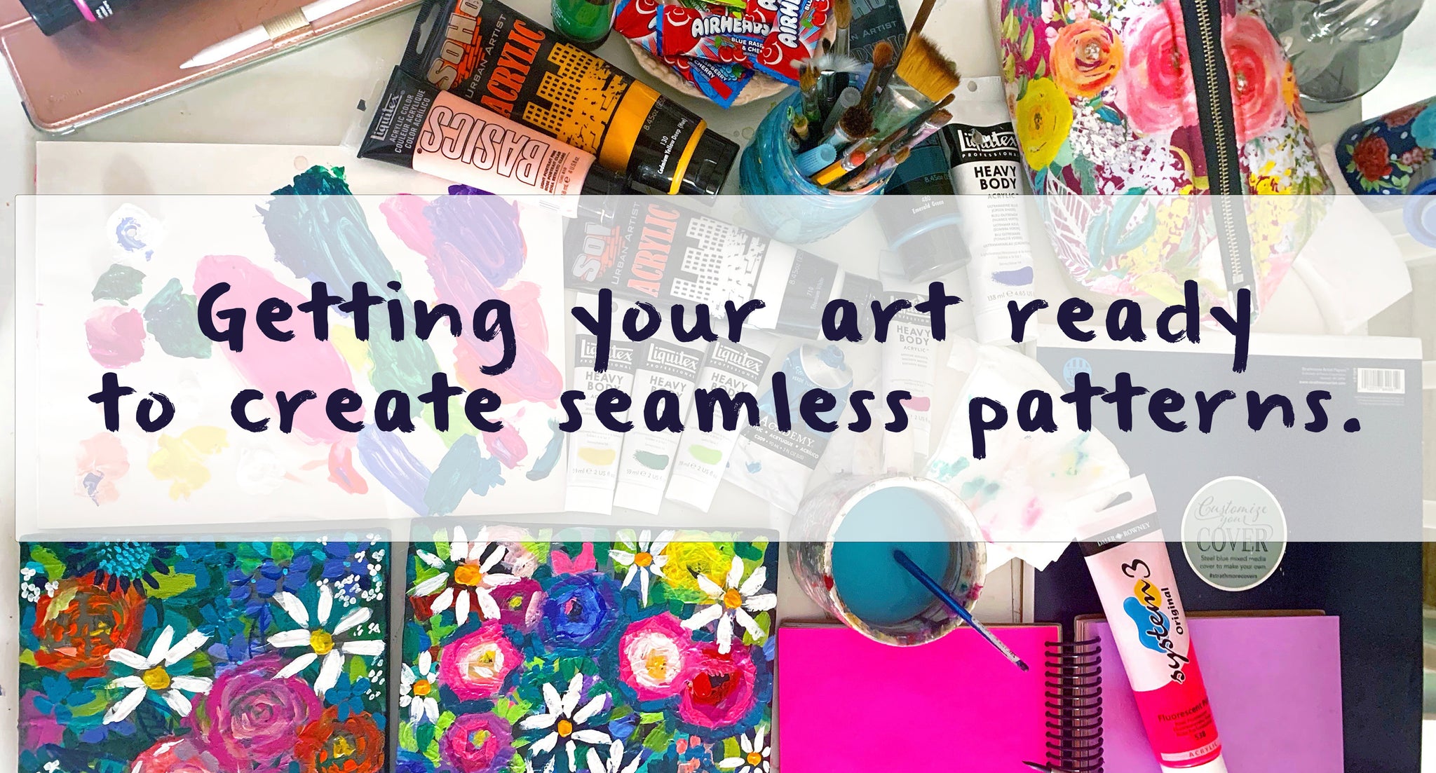 Getting your art ready to create patterns.