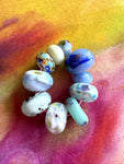 Ivy Blues and Pastel Aqua 10 piece bead set