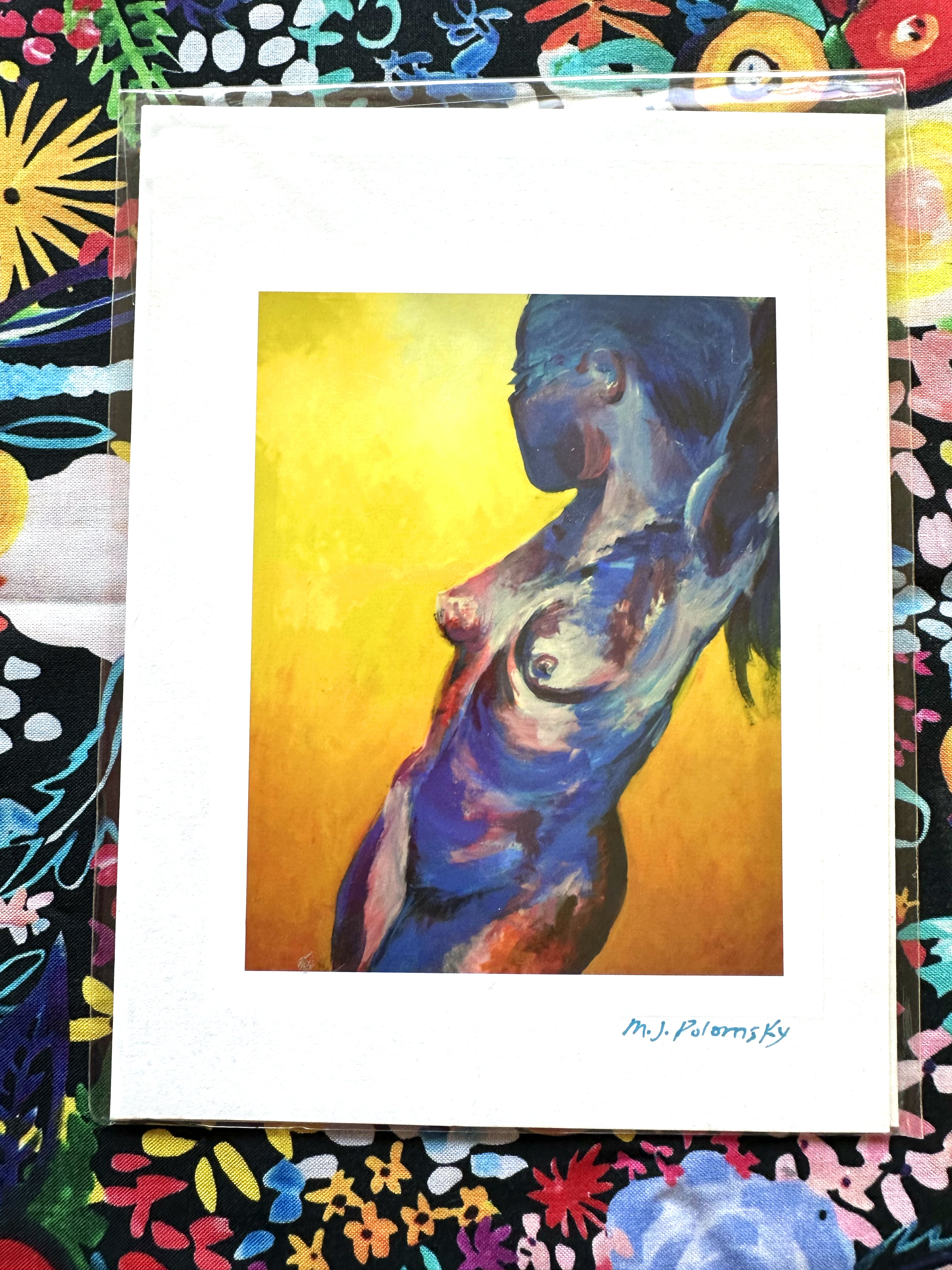 Set of 6 Art Print Cards - "Colorful Ladies"